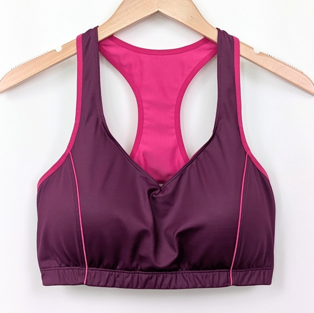 3 Moving Comfort Vixen Sports Bras Pull On Wire Free Workout Athletic XL C/D - Picture 10 of 16